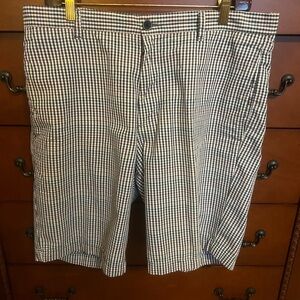 Tommy Bahama Black and White Checkered Men Shorts